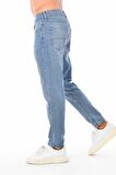 CEDY DENIM Erkek Yüksel Bel Dar Paça Salaş Kot Pantolon MOM Jean - C333