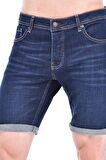 CEDY DENIM Erkek Kot Şort Slim Fit Jean Şort - C342