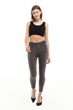 CEDY DENIM Mavi Yüksek Bel Skinny Jeans Kot Pantolon C596