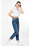 Kadın Yüksek Bel Soho Boyfriend Jean C599