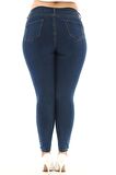 CEDY DENIM Kadın Yüksek Bel Skinny Fit Jeans Büyük Beden Kot PantolonC597