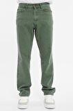 Erkek Yüksek Bel Bol Kesim Baggy Loose Fit Jean Pantolon-C352