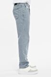 Erkek Pileli Yüksek Bel Bol Kesim Baggy Loose Fit Jean Pantolon-C354