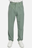 Erkek Yüksek Bel Pileli Baggy Chino Pantolon C358