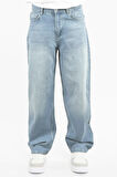 CEDY DENIM Erkek Yüksek Bel Baggy Skater Jean 
