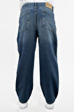 CEDY DENIM Erkek Yüksek Bel Baggy Skater Jean 