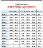 CEDY DENIM Erkek Yüksek Bel Baggy Skater Jean 