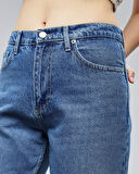 CEDY DENIM Kadın Yüksek Bel Baggy Skater Jean 