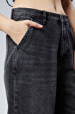 CEDY DENIM Kadın Yüksek Bel Baggy Skater Jean 