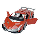 Sebat Oyuncak 1:18 Ölçek USB Şarjlı Işıklı Fonksiyonel Lambo Araç SB 2056 KIRMIZI