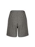 Kırçıllı Dokuma Şort - Siyah