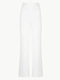 Gizli Fermuarlı Bol Paça Pantolon - Ekru