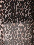 Beli Lastikli Salaş Dökümlü Pantolon - Leopar Desenli