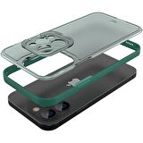 Buff iPhone 13 Pro Max Hybrid Corner Kılıf Green