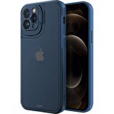 Buff iPhone 12 Pro Max Hybrid Corner Kılıf Blue