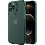 Buff iPhone 12 Pro Max Hybrid Corner Kılıf Green