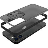 Buff iPhone 12 Pro Max Hybrid Corner Kılıf Black