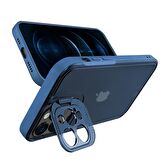 Buff iPhone 12 Pro Hybrid Corner Kılıf Blue