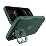 Buff iPhone 12 Pro Hybrid Corner Kılıf Green
