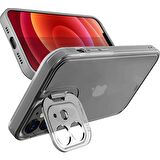 Buff iPhone 12 ile Uyumlu Hybrid Corner Kılıf White
