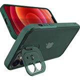 Buff iPhone 12 Hybrid Corner Kılıf Green