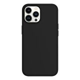 Buff iPhone 13 Pro Max ile Uyumlu Rubber S Kılıf Black