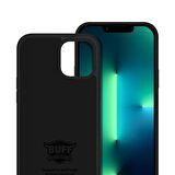 Buff iPhone 13 Pro Max ile Uyumlu Rubber S Kılıf Black
