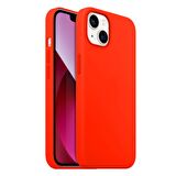 Buff iPhone 13 ile Uyumlu Rubber S Kılıf Neon Orange