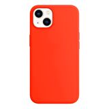 Buff iPhone 13 ile Uyumlu Rubber S Kılıf Neon Orange