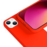 Buff iPhone 13 ile Uyumlu Rubber S Kılıf Neon Orange