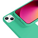 Buff iPhone 13 ile Uyumlu Rubber S Kılıf Cornflower