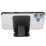 Buff iPhone WalletMag Stand Deri Cüzdan Black