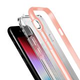 Buff iPhone Se 2022 ile Uyumlu Air Bumper Kılıf Rose Gold