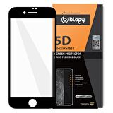 Blogy iPhone SE ile Uyumlu Flexi 5D Ekran Koruyucu