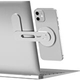 Buff BL16 Magsafe Laptop Telefon Tutucu Silver