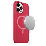 Buff iPhone 13 Pro Max MagSafe Rubber Fit Kılıf Red