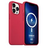 Buff iPhone 13 Pro MagSafe Rubber Fit Kılıf Red
