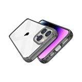 Buff iPhone 14 Pro Max Air Hybrid Kılıf Smoke Black