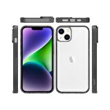 Buff iPhone 14 Plus Air Hybrid Kılıf Smoke Black