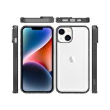 Buff iPhone 14 Air Hybrid Kılıf Smoke Black