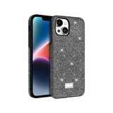 Buff iPhone 14 Diamond Series Kılıf Dark Silver