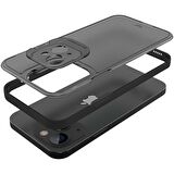 Buff iPhone 14 Plus Hybrid Corner Kılıf Siyah