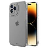 Buff iPhone 14 Pro Hybrid Corner Kılıf Beyaz