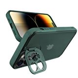Buff iPhone 14 Pro Hybrid Corner Kılıf Yeşil