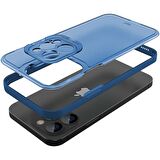 Buff iPhone 14 Pro Max Hybrid Corner Kılıf Mavi