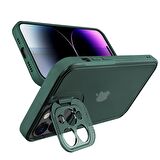 Buff iPhone 14 Pro Max Hybrid Corner Kılıf Yeşil