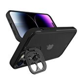 Buff iPhone 14 Pro Max Hybrid Corner Kılıf Siyah