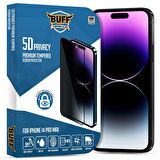 Buff iPhone 14 Pro Max Privacy Ekran Koruyucu