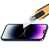 Buff iPhone 14 Pro Max 5D Matte Ekran Koruyucu