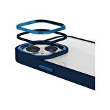 Buff iPhone 14 Plus New Air Bumper Kılıf Blue
